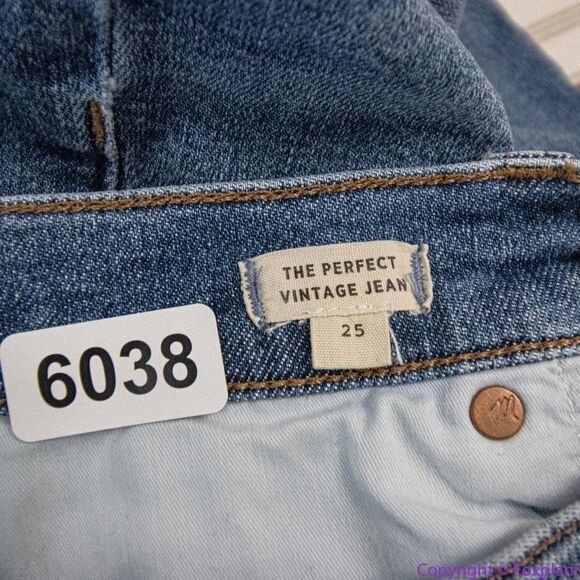 NEW‎ Madewell The Perfect Vintage Jean in Finney Wash, 25 - Picture 12 of 14